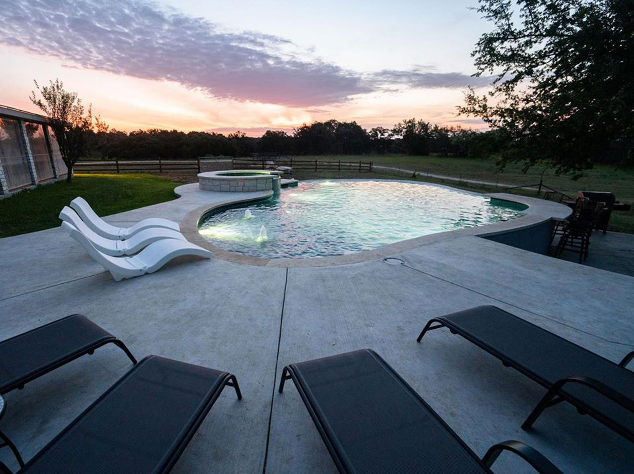 Golf Course Pool Trinity Pool and Spa Texas